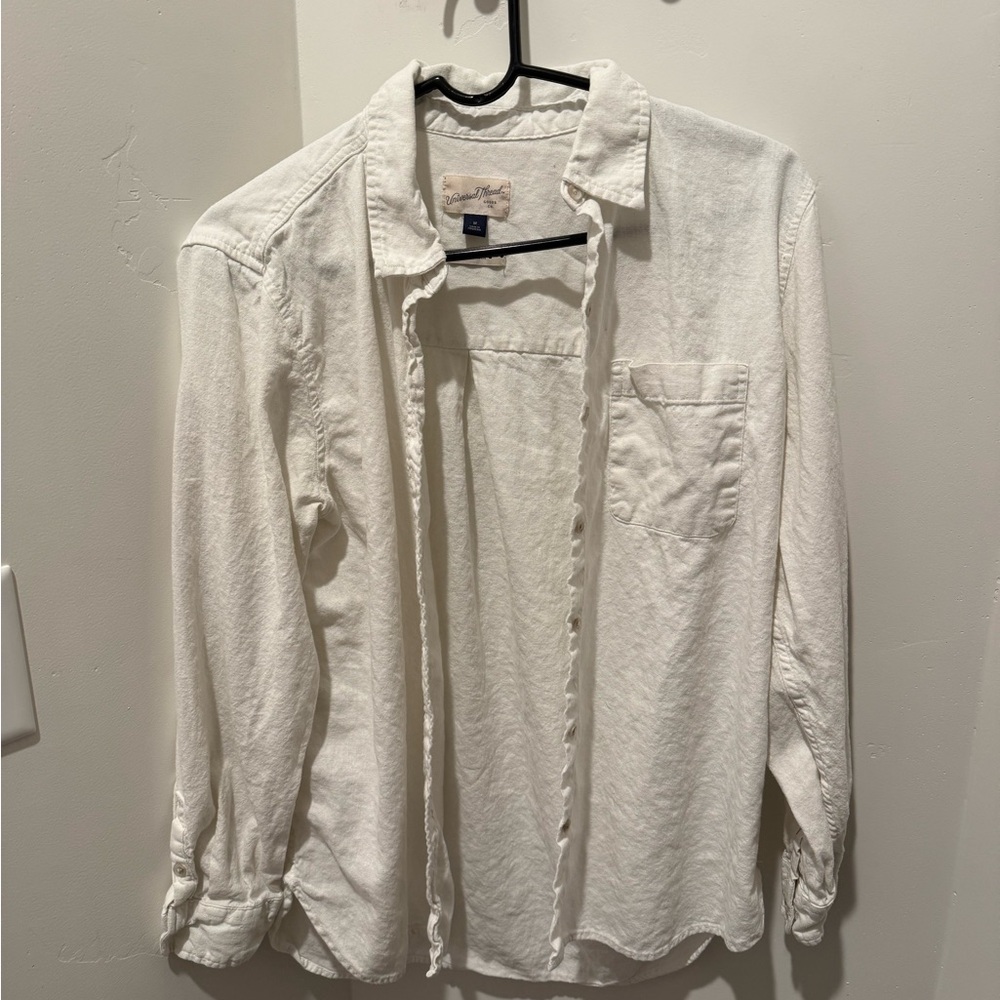 White Button-Up Shirt